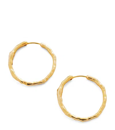 MONICA VINADER MEDIUM GOLD VERMEIL SIREN MUSE HOOP EARRINGS