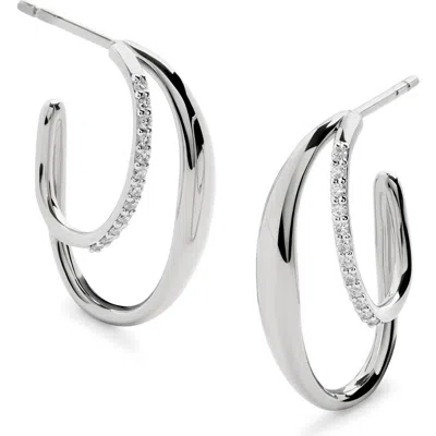 MONICA VINADER MONICA VINADER MEDIUM NURA WRAP HOOP EARRINGS