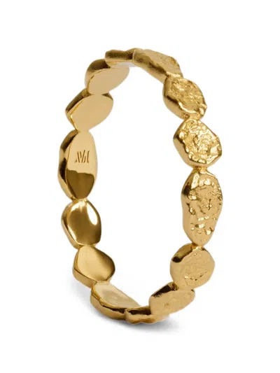 Monica Vinader Mini Capri Stacking Ring In Gold