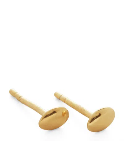 Monica Vinader Mini Gold Vermeil Nura Nugget Earrings