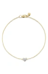 Monica Vinader Mini Heart Diamond Bracelet