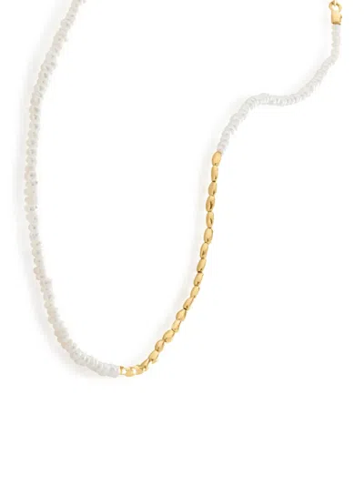 MONICA VINADER MINI NUGGET PEARL NECKLACE