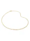 Monica Vinader Mini Paperclip Choker In Gold