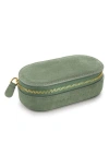 Monica Vinader Mini Suede Jewelry Box In Olive