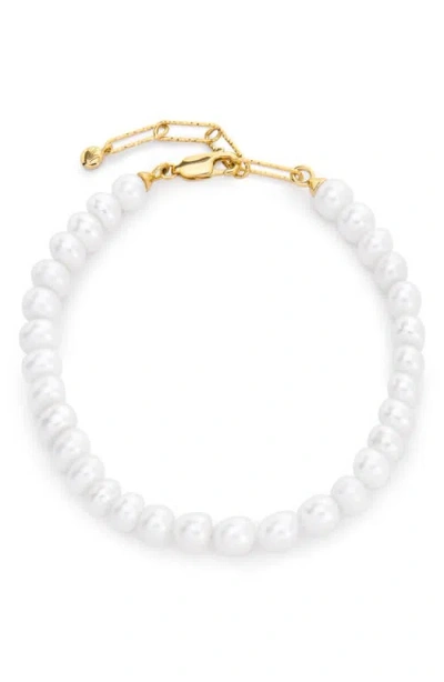 MONICA VINADER MONICA VINADER NOMADE GENUINE FRESHWATER PEARL BRACELET