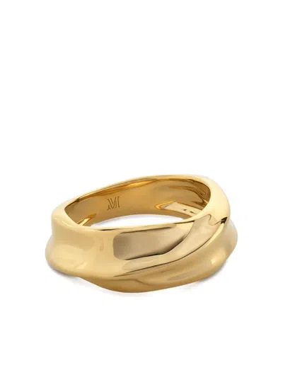 Monica Vinader Nomade Stacking Ring In Gold