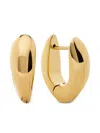 Monica Vinader Gold Nura Reef Medium Hoop Earrings In Gold