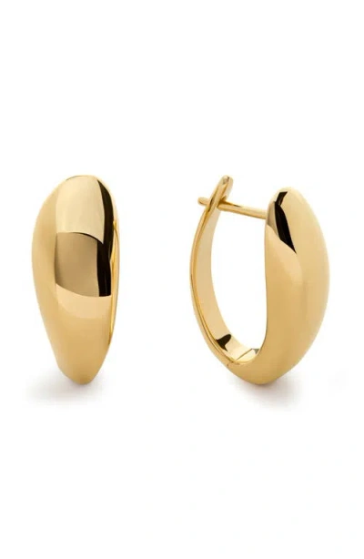 Monica Vinader Nura Reef Large Hoop Earrings In Gold