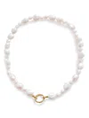 Monica Vinader Nura Reef Pearl-detailing Necklace In White