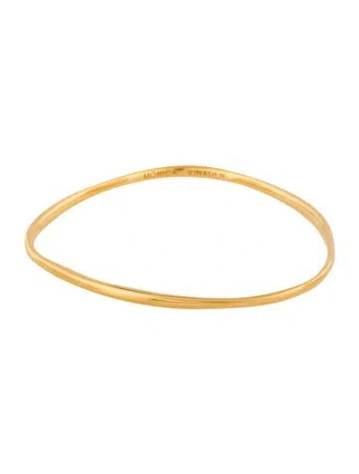 Pre-owned Monica Vinader Nura Reef Slim Bangle Bracelet, 7.5" In Multi