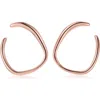 Monica Vinader Nura Reef Wrap Hoop Earrings In Gold
