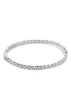 Monica Vinader Sterling Silver Nura Teardrop Bangle