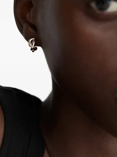 Monica Vinader Ochre Huggie Earrings In Gold