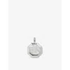 Monica Vinader Octagonal Sterling-silver Pendant In Silver