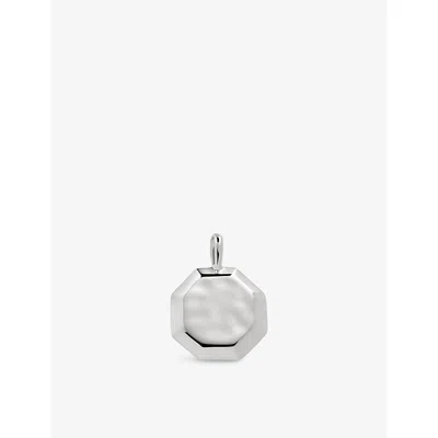 Monica Vinader Octagonal Sterling-silver Pendant