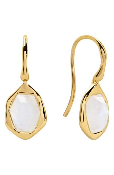 Monica Vinader Odyssey Drop Earrings In Gold