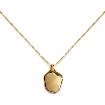 Monica Vinader Odyssey Locket Chain Necklace In Gold