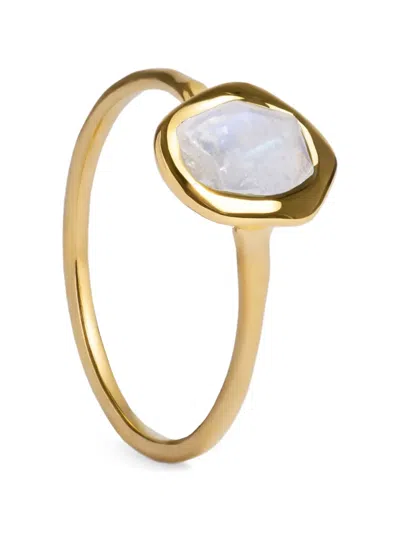 Monica Vinader Odyssey Moonstone Ring In Transparent