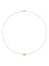 Monica Vinader Small Gold Vermeil And Aquamarine Odyssey Necklace In Gold