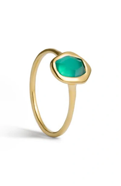 Monica Vinader Odyssey Stone Ring In Gold