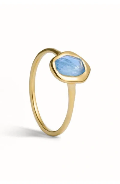 Monica Vinader Odyssey Stone Ring In Gold