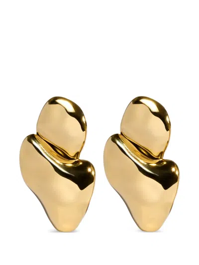 Monica Vinader Odyssey Stud Earrings In Gold