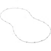 Monica Vinader Womens Sterling Silver Orbit Fine Oval Station Sterling-silver Necklace In Metallic