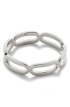 Monica Vinader Sterling Silver Paperclip Stacking Ring In Sterling Silver