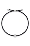 Monica Vinader Pear Set Lab Grown Diamond Cord Bracelet