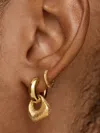 Monica Vinader Polished-finish Earrings In Gold