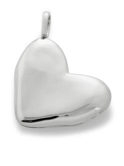 Monica Vinader Sterling Silver Heart Locket