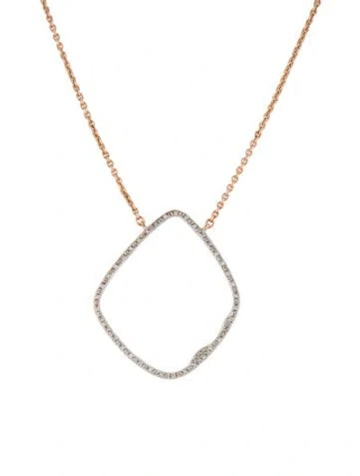Pre-owned Monica Vinader Riva Hoop Cocktail Necklace, 18" In Multicolor