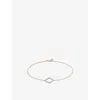 Monica Vinader Womens Yellow Gold Riva Kite Diamond And 18ct Gold-vermeil Chain Bracelet In Yellow Gold