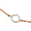 Monica Vinader Riva Mini Kite Diamond Bracelet In Gold
