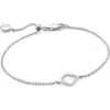 Monica Vinader Riva Mini Kite Diamond Bracelet In Metallic