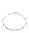 Monica Vinader Rose Gold Vermeil Alta Bracelet In Brown