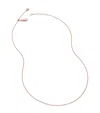 Monica Vinader Rose Gold Vermeil Fine Chain Necklace In Gold