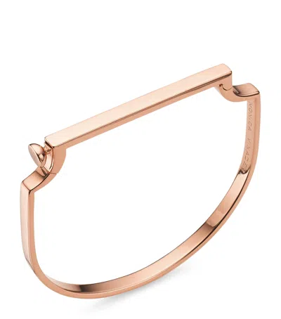 Monica Vinader Rose Gold Vermeil Signature Bangle