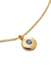 Monica Vinader Round-pendant Necklaces In Brown