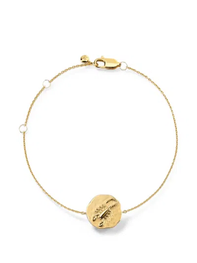 Monica Vinader 스콜피오 조디악 체인 브레이슬릿 In Gold