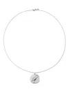Monica Vinader Womens Scorpio Zodiac Sterling-silver Pendant Necklac In Metallic