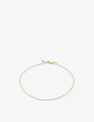 Monica Vinader Shimmer 14ct Yellow Gold-plated Vermeil 925 Sterling-silver Bracelet