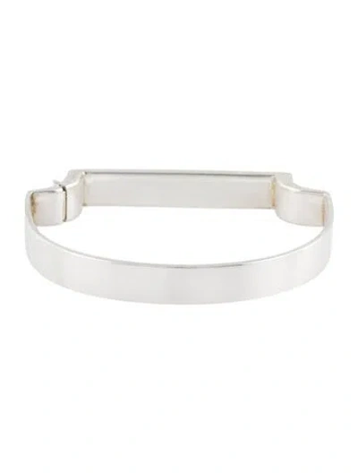 Pre-owned Monica Vinader Signature Bold Bangle Bracelet, 6.75" In Multi