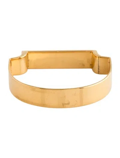 Pre-owned Monica Vinader Signature Chunky Bangle Bracelet, 7" In Multicolor