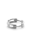 Monica Vinader Signature Link Lab Grown Diamond Ring In Silver