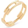 Monica Vinader Gold Signature Link Stacking Ring In 18ct Gold Vermeil