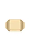 Monica Vinader Signature Signet Ring In Gold