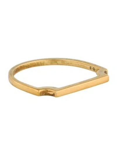 Pre-owned Monica Vinader Signature Slim Ring In Multi