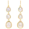 Monica Vinader Siren Cocktail Drop Earrings In 18k Gold Vermeil