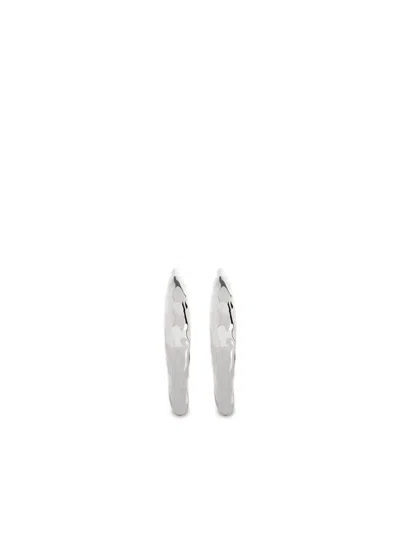 Monica Vinader Siren Earrings In Silver